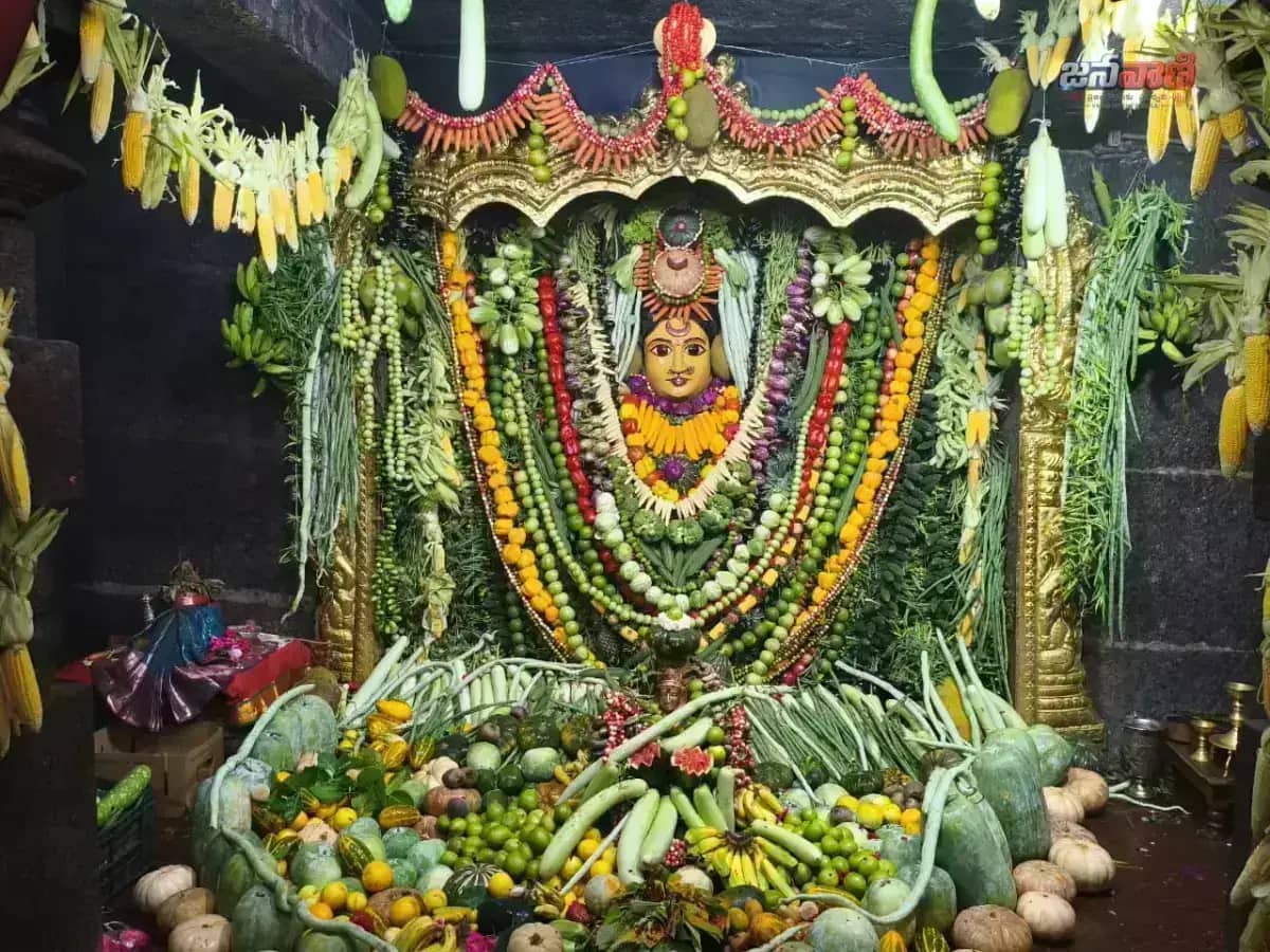 సంపూర్ణ శాఖంబరిగా భద్రకాళి అమ్మవారు.. నేటితో ముగియనున్న శాకంబరి నవరాత్ర మహోత్సవాలు
