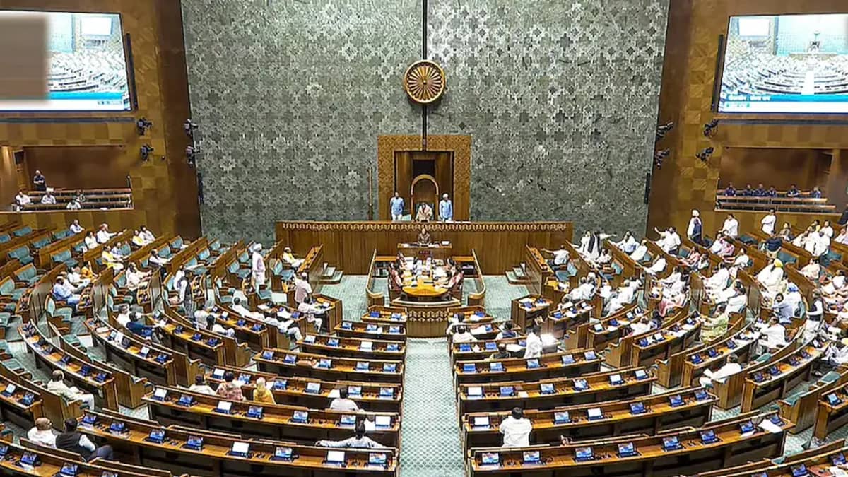 Lok Sabha Plays Vande Mataram for First Time as Monsoon Session Ends | Parliament File Photo: Sansad TV