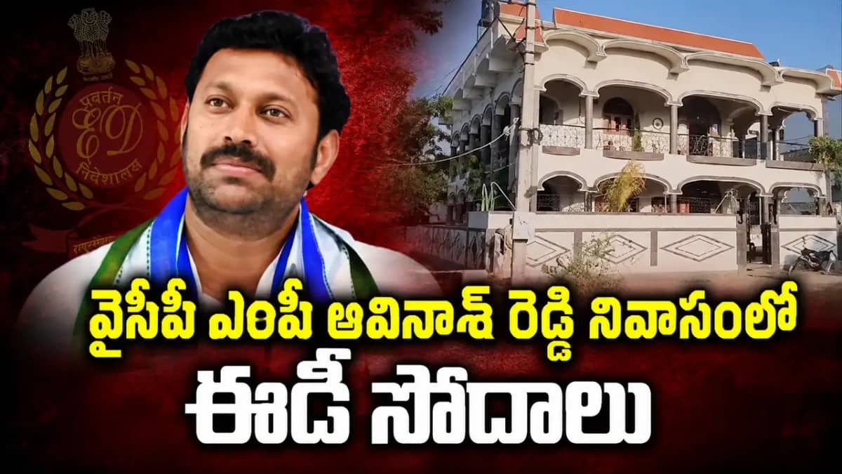 వివేకా హత్య కేసులో ఈడీ దూకుడు.. అవినాశ్ రెడ్డి ఇళ్లు, కార్యాలయాల్లో సోదాలు