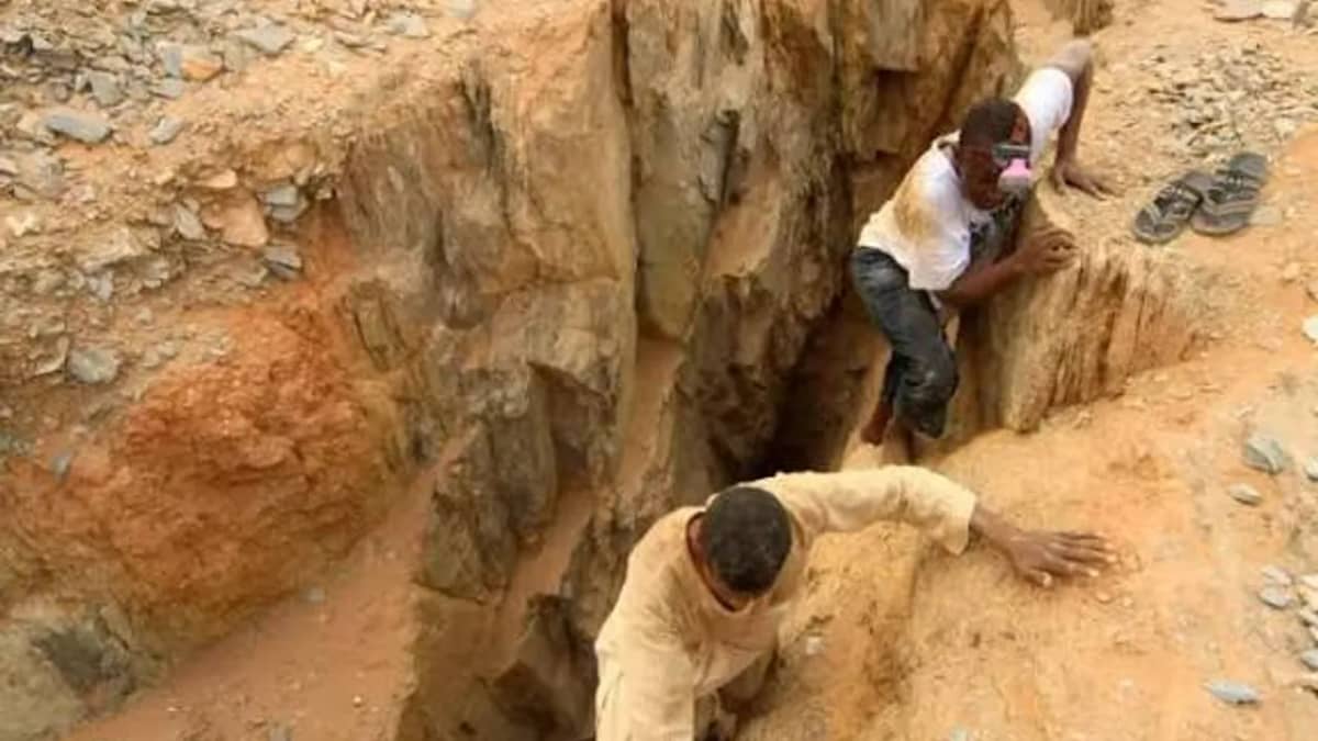 Representative image from a gold mine in Sudan. (Reuters)