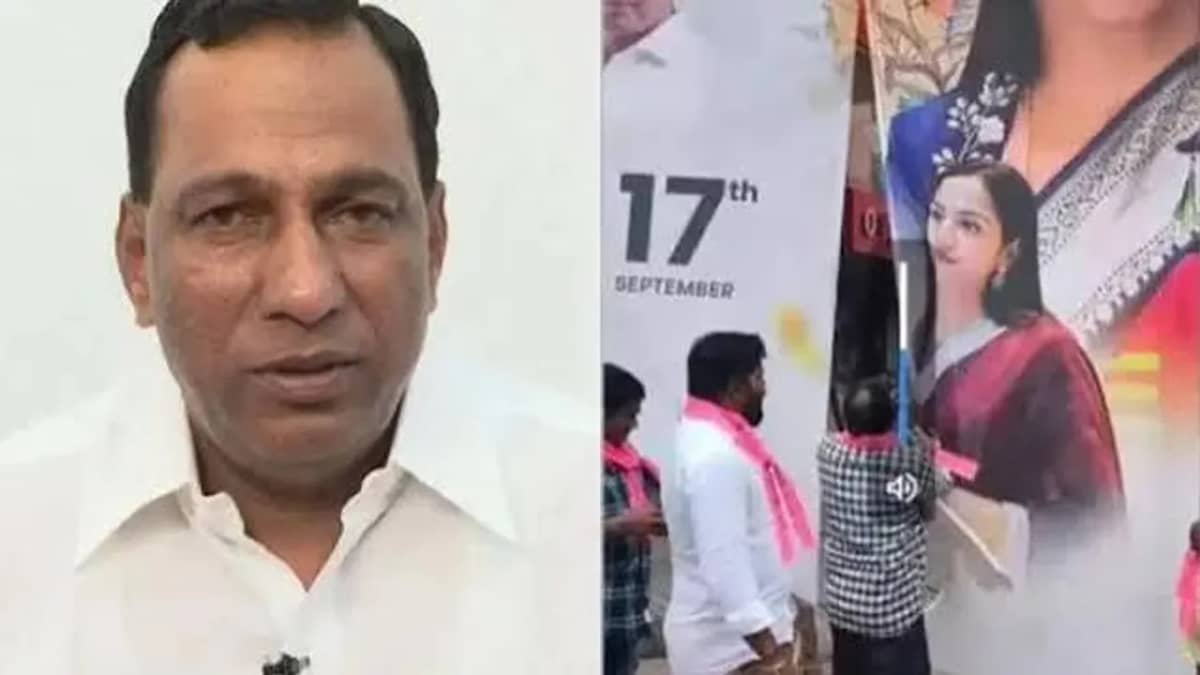 మల్లారెడ్డి కోడలు బర్త్‌డే ఫ్లెక్సీలు చించివేత..సొంత పార్టీలోనే బిగ్ షాక్ 