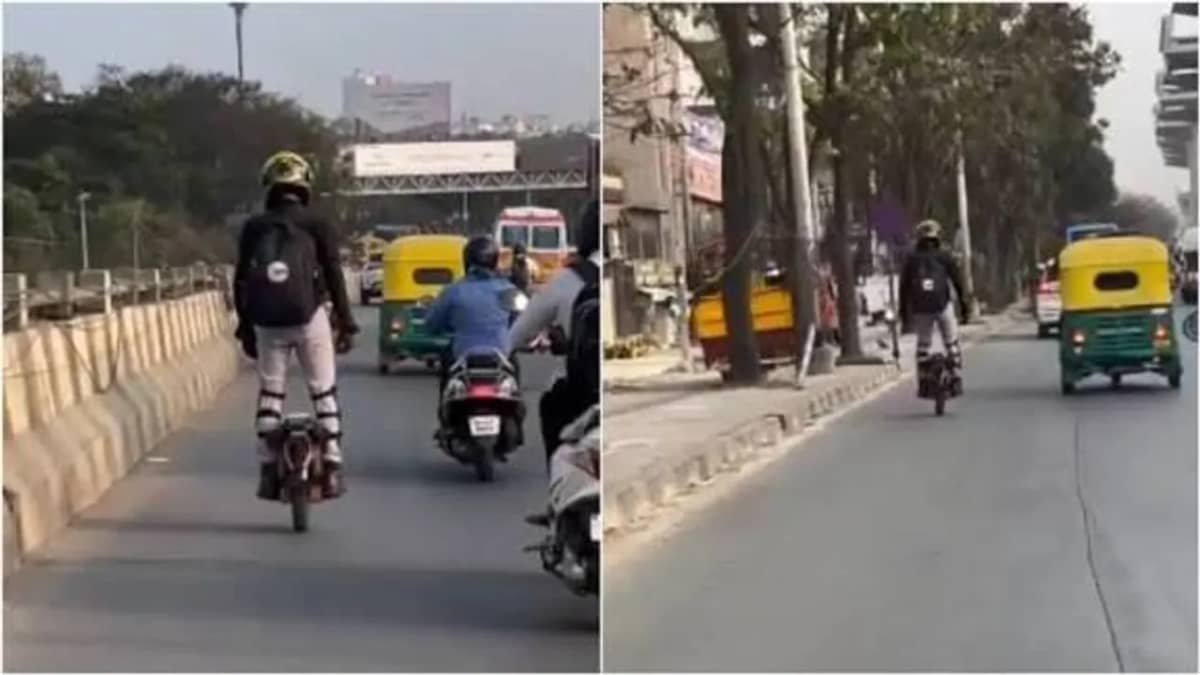 గంటకు 70 కి.మీ.. బెంగళూరు రోడ్లపై వైరల్ అవుతున్న ఈ సింగిల్ వీల్ వాహనం ఇదే!