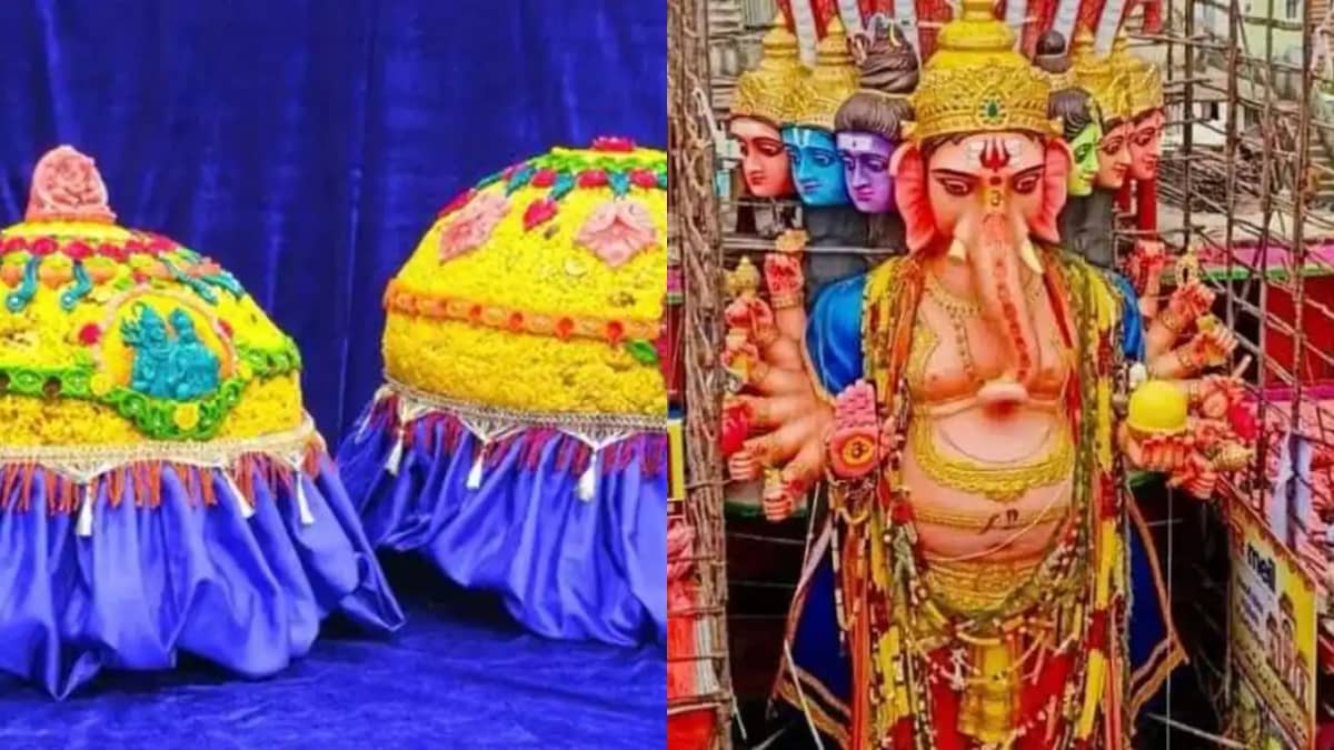 తాపేశ్వరం నుంచి ఖైరతాబాద్ గణేశుడికి భారీ లడ్డూ.. ఈ సంప్రదాయం వెనుక కథ ఇదే!