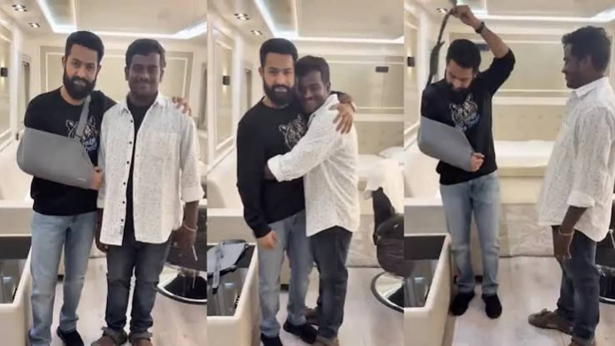 మూగ, వినికిడి లోపం ఉన్న అభిమానికి మర్చిపోలేని గిఫ్ట్!..ఎన్టీఆర్ చేసిన పని వైరల్!