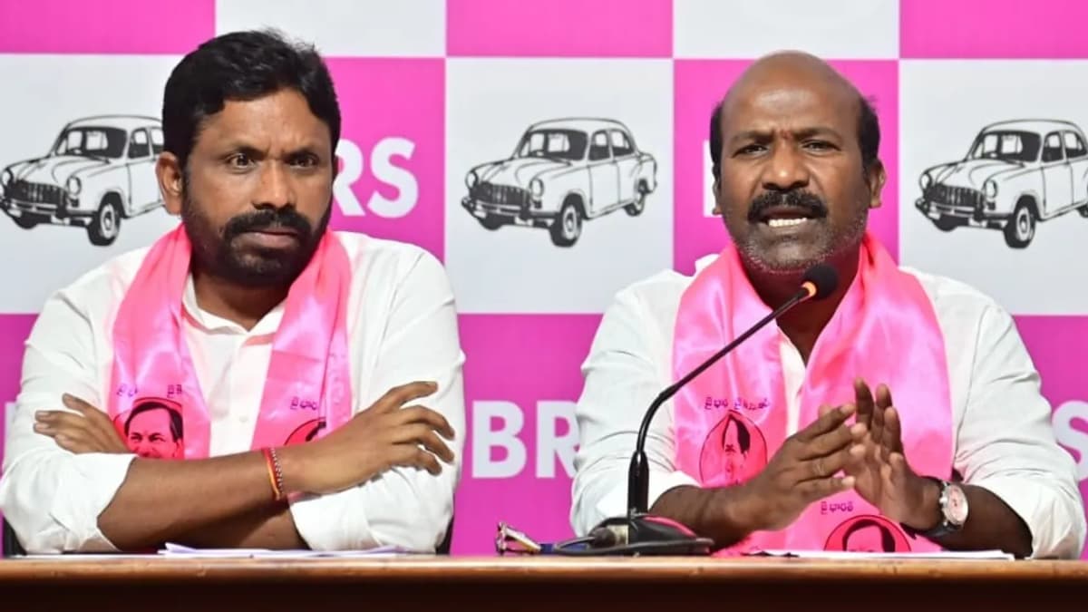 కాంగ్రెస్‌కు హరీశ్ రావు భయమా?.. తెలంగాణ భవన్‌లో బీఆర్ఎస్ ఎదురుదాడి
