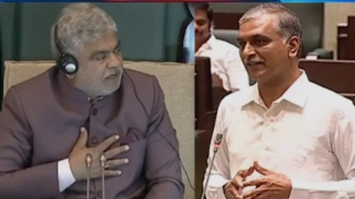 నా తల్లిపై చేసిన వ్యాఖ్యలకు ఏం సమాధానం చెబుతారు.... హరీశ్ రావుపై స్పీకర్ ఫైర్