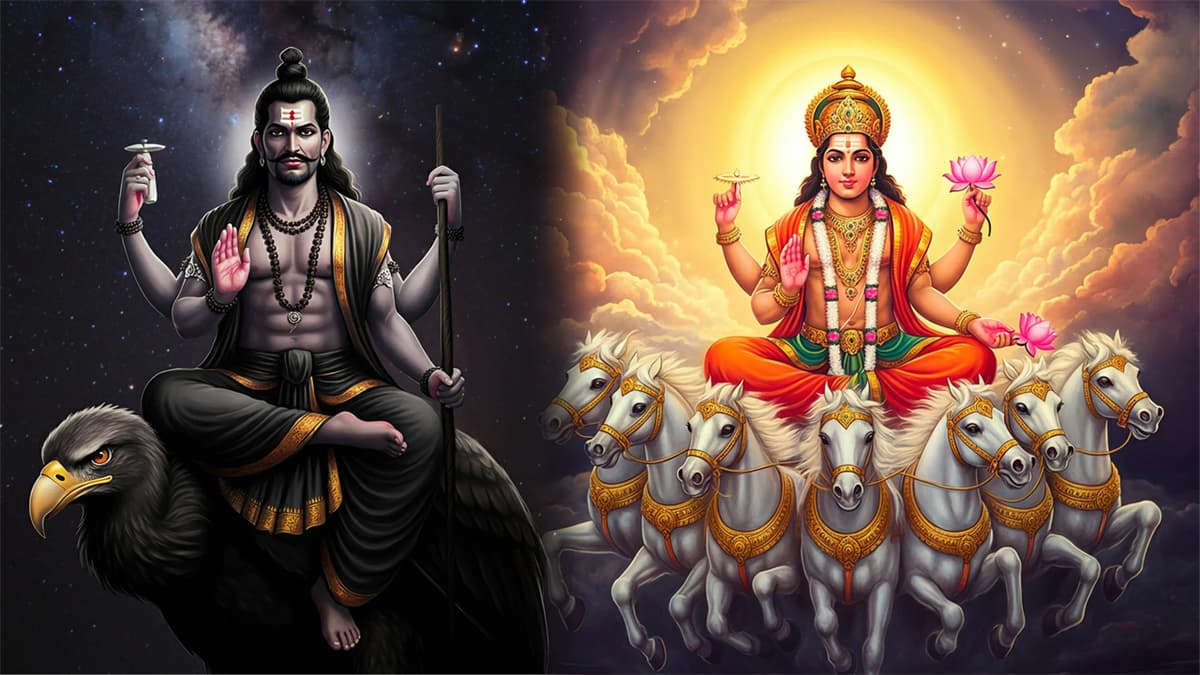 సూర్య–శని సంచారంతో సమసప్తక యోగం.. ఈ మూడురాశుల వారికి నెల రోజులు కీలకం..!