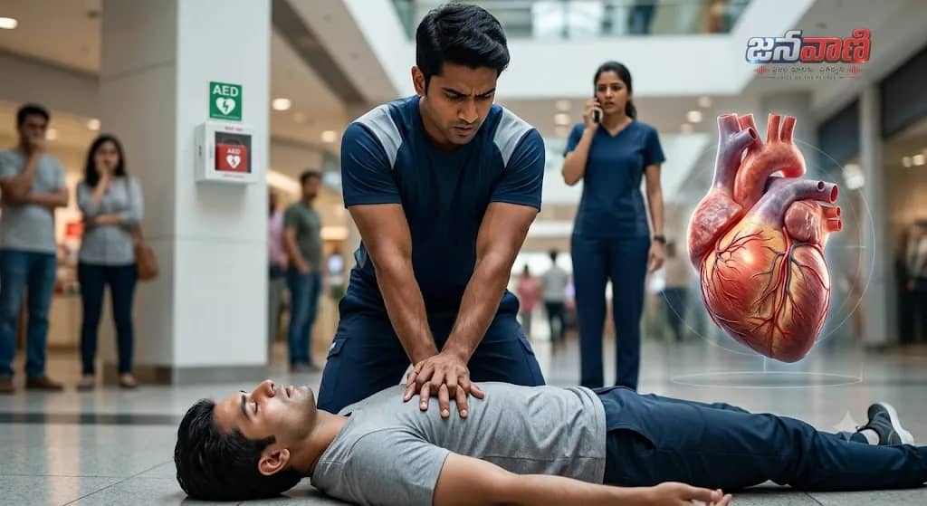representing image of cardiac arrest