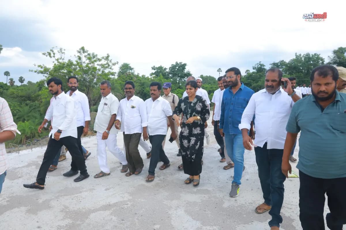 కంటాయపాలెం–మడిపెళ్లి, గుర్తూరు బ్రిడ్జిల నిర్మాణం వేగవంతం.. అధికారులకు ఎమ్మెల్యే ఆదేశాలు
