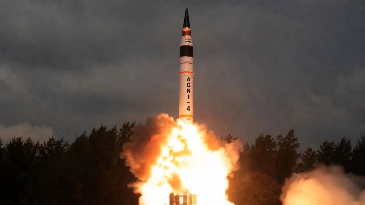 AI Generated Image Agni-4 Missile