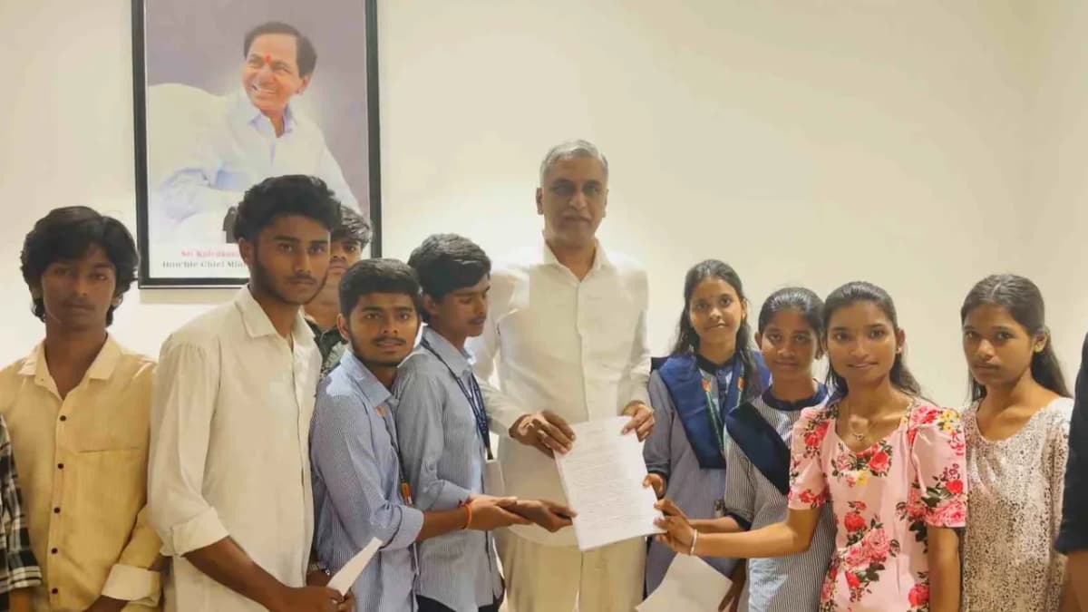 పాలిటెక్నిక్ విద్యార్థులకు హరీశ్రావు మద్దతు.. జీఓ 97 రద్దుకు డిమాండ్
