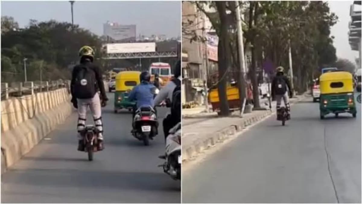 గంటకు 70 కి.మీ.. బెంగళూరు రోడ్లపై వైరల్ అవుతున్న ఈ సింగిల్ వీల్ వాహనం ఇదే!