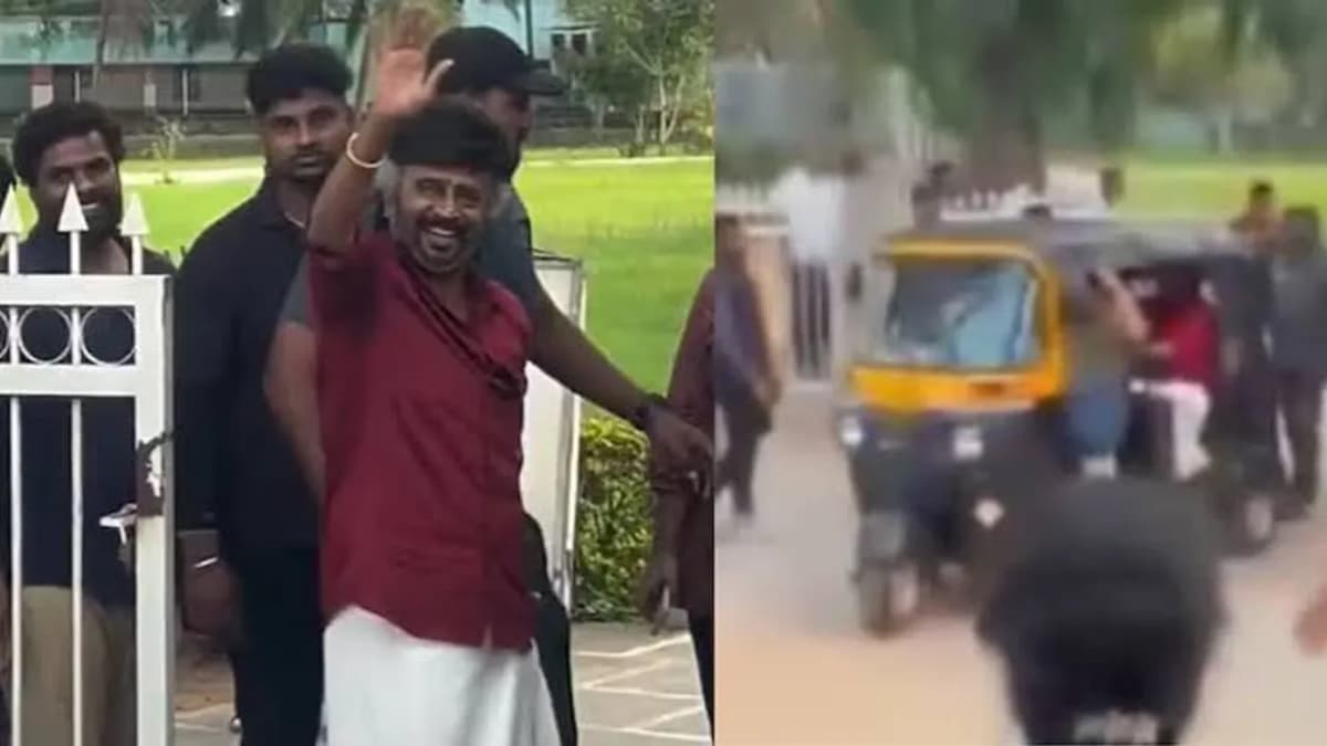 మైసూరులో రజనీకాంత్ సందడి..ఆటోలో వచ్చి అభిమానులను సర్ప్రైజ్ చేసిన రజనీకాంత్