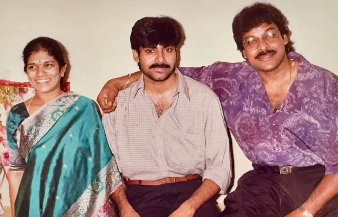 Meghstar chiranjeevi and Pawan Kalyan